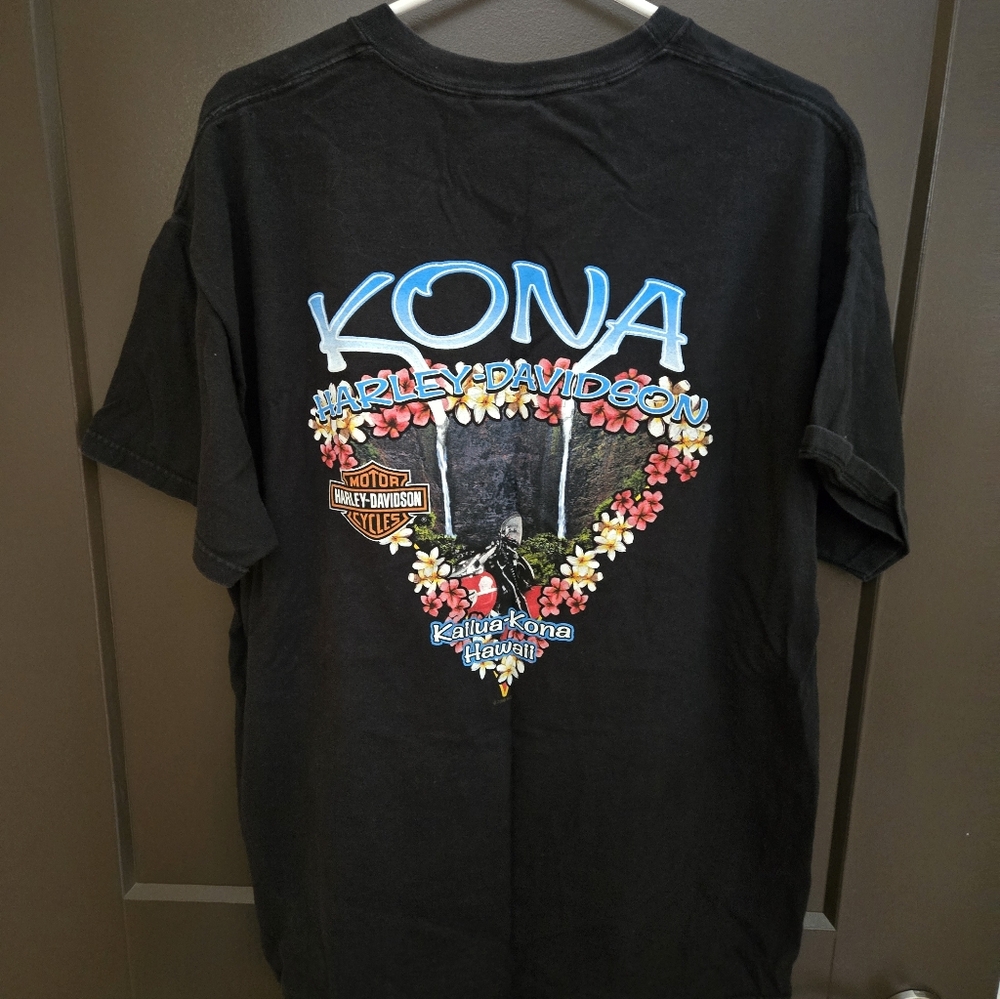 Harley-Davidson Kona Hawaii Dark Gray Skull Tee